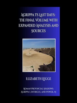 cover image of Agrippa I's Last Days